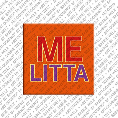 MAGNET-STORIES Melitta - Magnet with the name Melitta