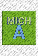 MAGNET-STORIES Micha - Magnet with the name Micha