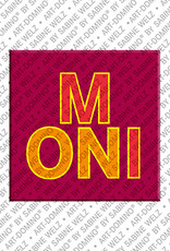 MAGNET-STORIES Moni - Magnet mit dem Vornamen Moni