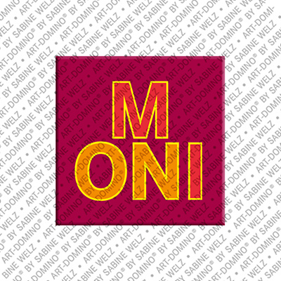 MAGNET-STORIES Moni - Magnet mit dem Vornamen Moni