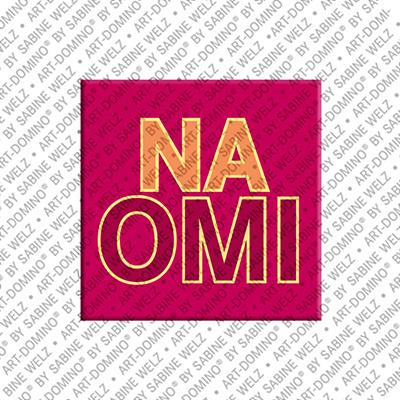 MAGNET-STORIES Naomi - Magnet mit dem Vornamen Naomi