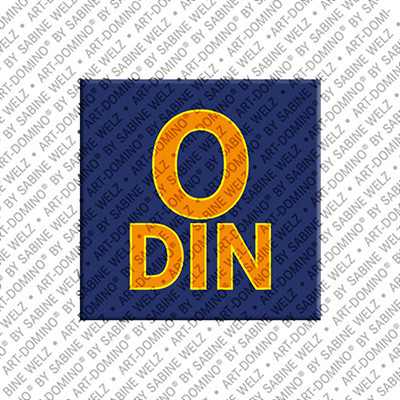 ART-DOMINO® BY SABINE WELZ Odin - Magnet with the name Odin