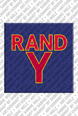 MAGNET-STORIES Randy - Magnet with the name Randy