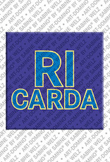 MAGNET-STORIES Ricarda - Magnet mit dem Vornamen Ricarda