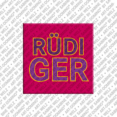 MAGNET-STORIES Rüdiger - Magnet with the name Rüdiger