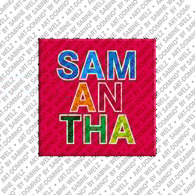 MAGNET-STORIES Samantha - Magnet with the name Samantha