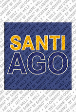 MAGNET-STORIES Santiago - Magnet mit dem Vornamen Santiago