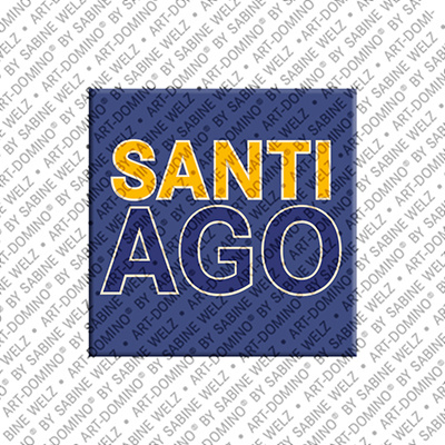 MAGNET-STORIES Santiago - Magnet with the name Santiago