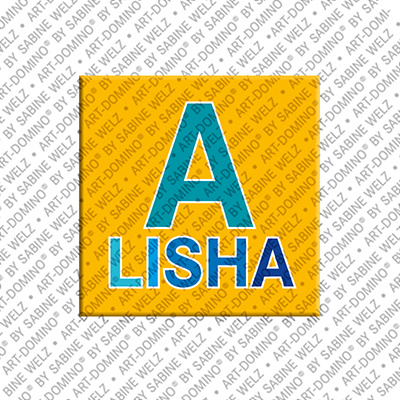 MAGNET-STORIES Alisha - Magnet with the name Alisha