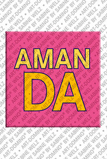 MAGNET-STORIES Amanda - Aimant avec le nom Amanda
