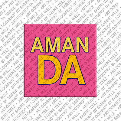 MAGNET-STORIES Amanda - Magnet with the name Amanda