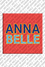 ART-DOMINO® BY SABINE WELZ Annabelle - Magnet with the name Annabelle