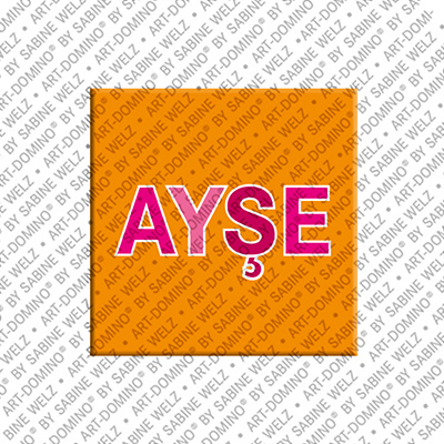 MAGNET-STORIES Ayse - Magnet mit dem Vornamen Ayse