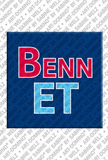 MAGNET-STORIES Bennet - Magnet mit dem Vornamen Bennet