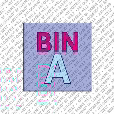 MAGNET-STORIES Bina - Magnet mit dem Vornamen Bina