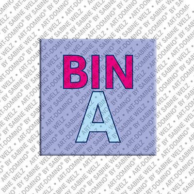MAGNET-STORIES Bina - Magnet with the name Bina