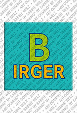 ART-DOMINO® BY SABINE WELZ Birger - Magnet with the name Birger