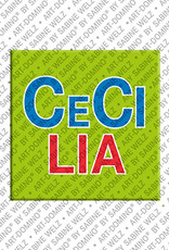 MAGNET-STORIES Cecilia - Aimant avec le nom Cecilia