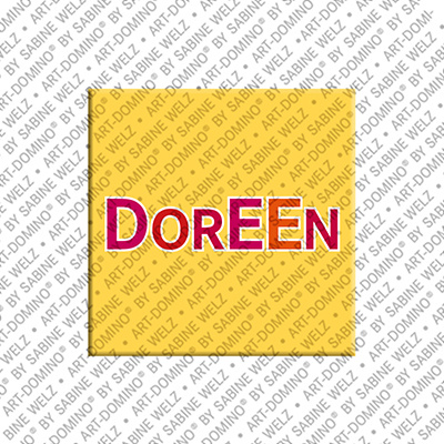 MAGNET-STORIES Doreen - Magnet with the name Doreen