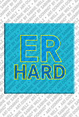 ART-DOMINO® BY SABINE WELZ Erhard - Magnet with the name Erhard