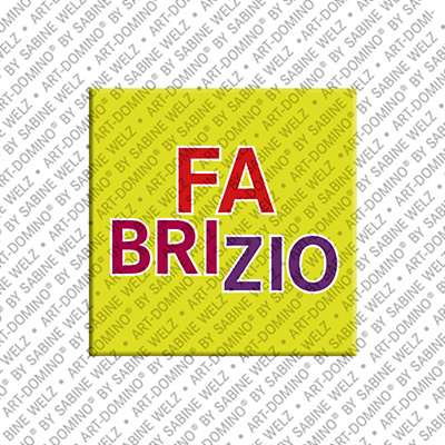 MAGNET-STORIES Fabrizio - Aimant avec le nom Fabrizio