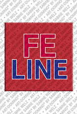 MAGNET-STORIES Feline - Magnet mit dem Vornamen Feline