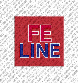 ART-DOMINO® BY SABINE WELZ Aimant - FELINE