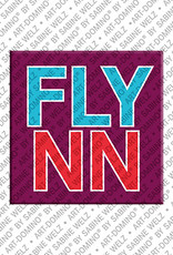 ART-DOMINO® BY SABINE WELZ Flynn - Magnet mit dem Vornamen Flynn