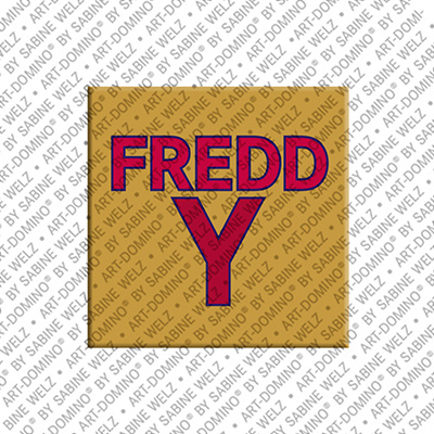 MAGNET-STORIES Freddy - Magnet mit dem Vornamen Freddy