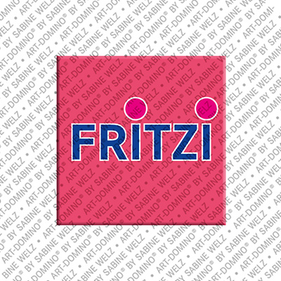 ART-DOMINO® BY SABINE WELZ Fritzi - Aimant avec le nom Fritzi