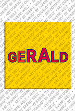 MAGNET-STORIES Gerald - Magnet mit dem Vornamen Gerald