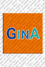 MAGNET-STORIES Gina - Aimant avec le nom Gina