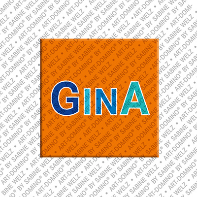 MAGNET-STORIES Gina - Magnet mit dem Vornamen Gina