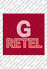 MAGNET-STORIES Gretel - Aimant avec le nom Gretel