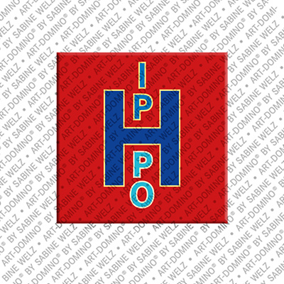 MAGNET-STORIES Hippo - Aimant avec le nom Hippo