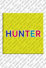ART-DOMINO® BY SABINE WELZ Hunter - Aimant avec le nom Hunter