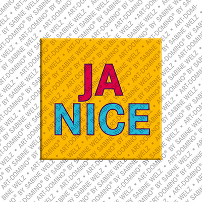 MAGNET-STORIES Janice - Magnet with the name Janice