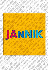 MAGNET-STORIES Jannik - Magnet mit dem Vornamen Jannik