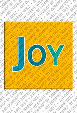 ART-DOMINO® BY SABINE WELZ Joy - Aimant avec le nom Joy
