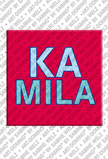 ART-DOMINO® BY SABINE WELZ Kamila - Aimant avec le nom Kamila
