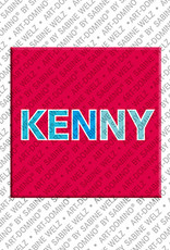 ART-DOMINO® BY SABINE WELZ Kenny - Magnet with the name Kenny