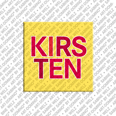 MAGNET-STORIES Kirsten - Magnet mit dem Vornamen Kirsten