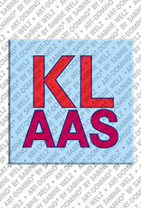 MAGNET-STORIES Klaas - Magnet with the name Klaas