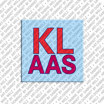 MAGNET-STORIES Klaas - Magnet with the name Klaas