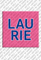 MAGNET-STORIES Laurie - Magnet mit dem Vornamen Laurie