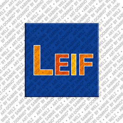 MAGNET-STORIES Leif - Magnet mit dem Vornamen Leif