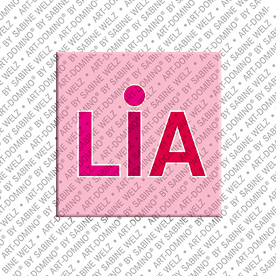 MAGNET-STORIES Lia - Magnet mit dem Vornamen Lia