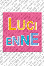 MAGNET-STORIES Lucienne - Magnet with the name Lucienne