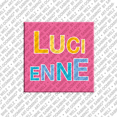 MAGNET-STORIES Lucienne - Magnet with the name Lucienne