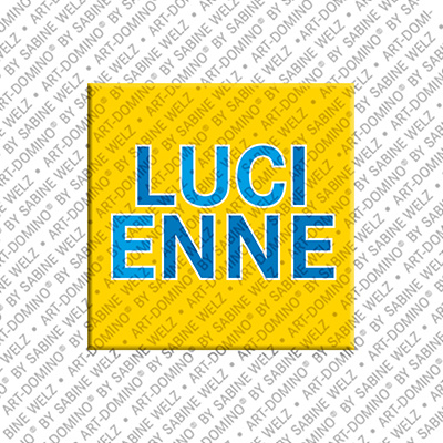 MAGNET-STORIES Lucienne - Aimant avec le nom Lucienne